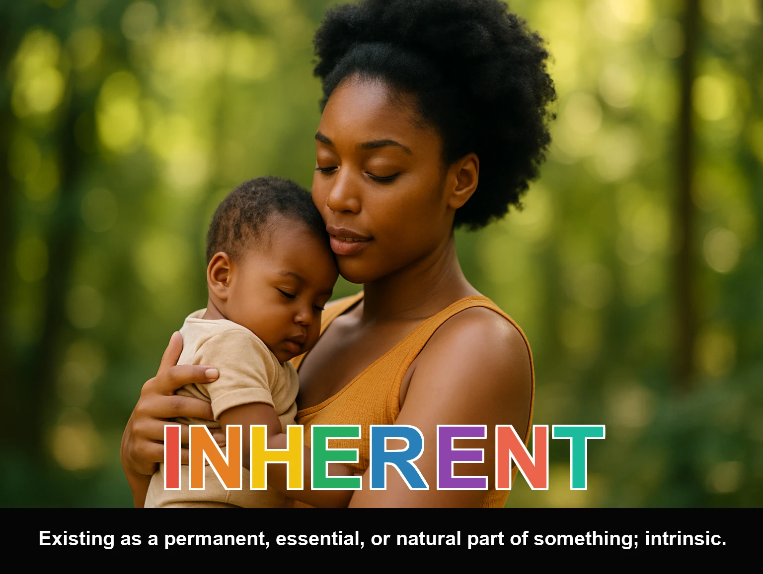 English Illustration for inherent